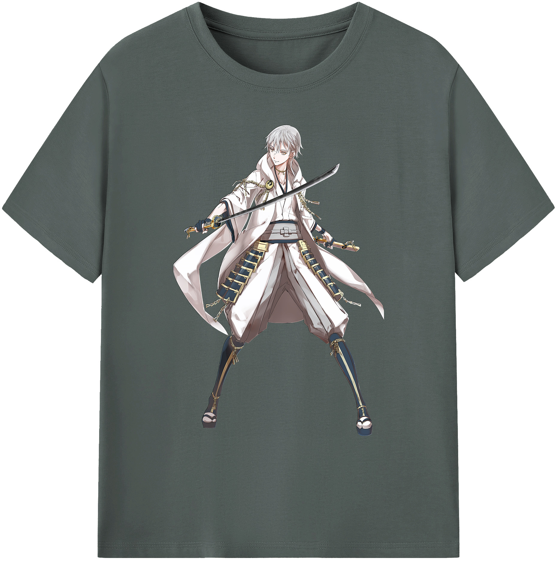 （画像用） 刀剣乱舞 Touken Ranbu 綿100％ メンズ半袖Tシャツ｜肌触りやわらか＆通気性
